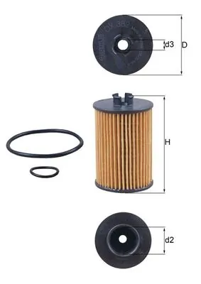 Oil Filter OX 382D