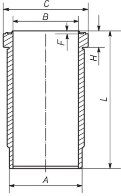 Cylinder Liner 227 WN 67 01