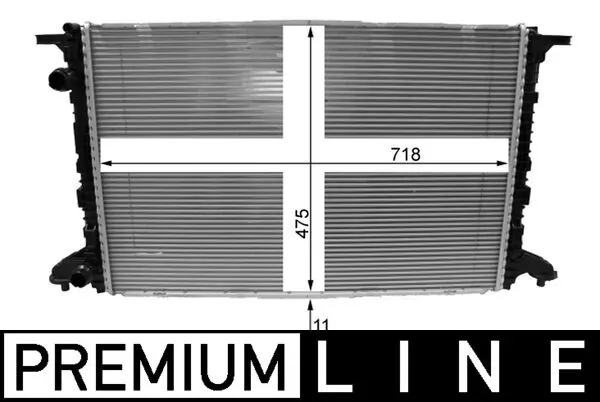 Radiator, engine cooling BEHR *** PREMIUM LINE *** CR 2177 000P