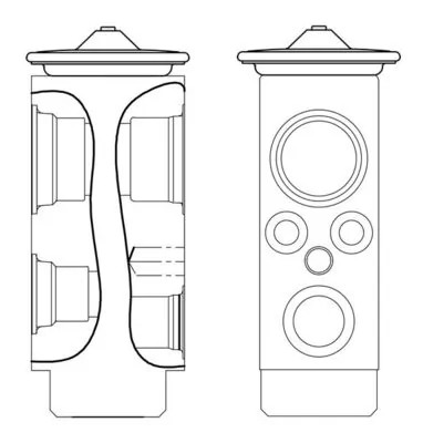 Expansion Valve, air conditioning BEHR AVE 9 000S