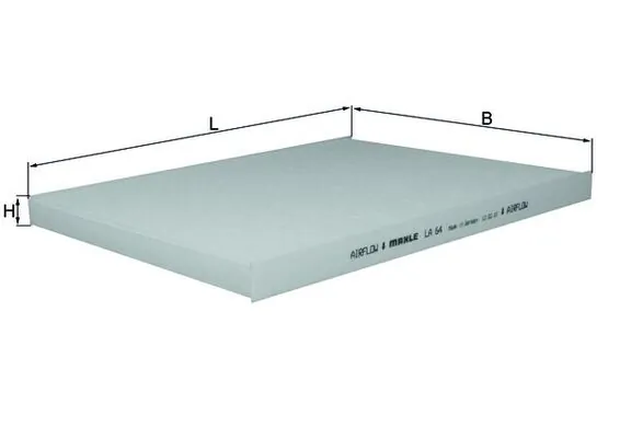 Filter, cabin air LA 64