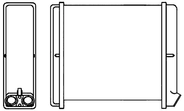 Heat Exchanger, interior heating BEHR AH 170 000S