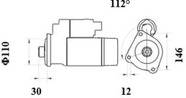 MAHLE MS 1007 Starter
