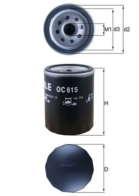 Oil Filter OC 615