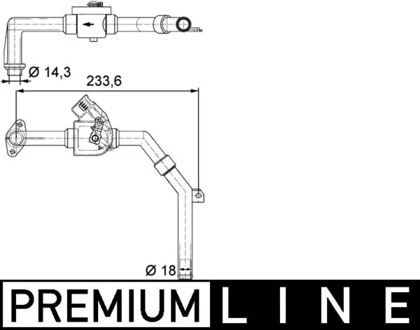 MAHLE CV 9 000P Coolant Control Valve
