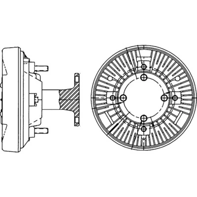 Clutch, radiator fan BEHR *** PREMIUM LINE *** CFC 204 000P