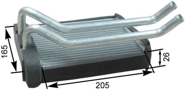 Heat Exchanger, interior heating BEHR *** PREMIUM LINE *** AH 174 000P