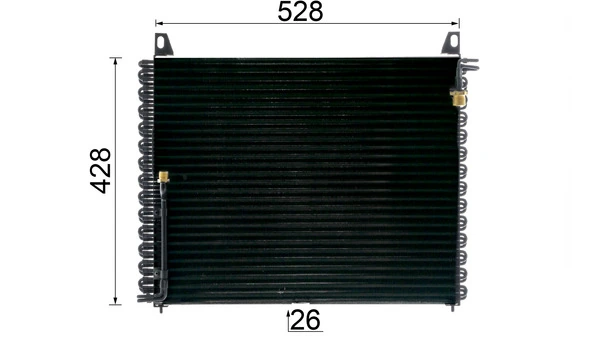 Condenser, air conditioning BEHR *** PREMIUM LINE *** AC 656 000P