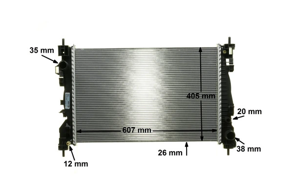 Radiator, engine cooling BEHR *** PREMIUM LINE *** CR 1180 000P