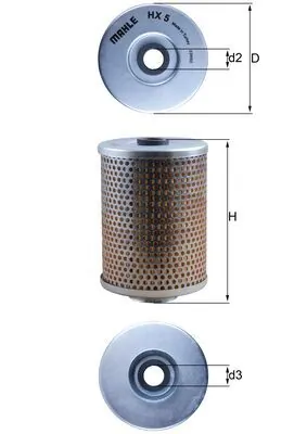 MAHLE HX 5 Hydraulic Filter, steering