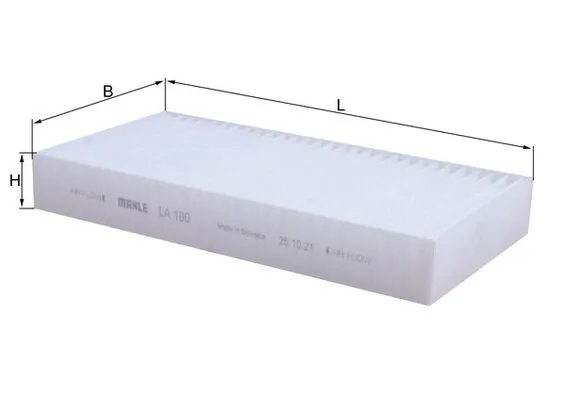 Filter, cabin air LA 180