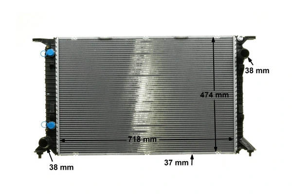 Radiator, engine cooling BEHR *** PREMIUM LINE *** CR 1133 000P