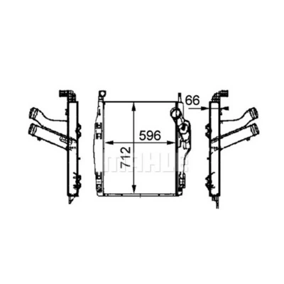 Charge Air Cooler BEHR *** PREMIUM LINE *** CI 104 000P