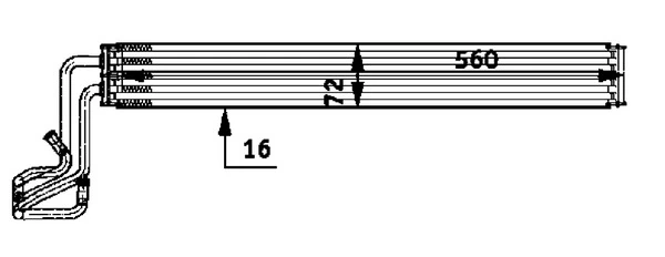 Oil Cooler, steering BEHR *** PREMIUM LINE *** CLC 51 000P