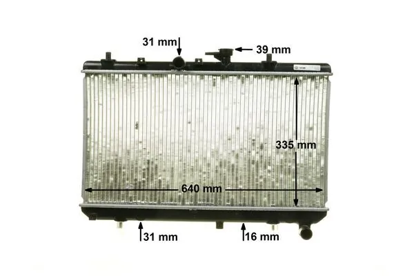 Radiator, engine cooling BEHR *** PREMIUM LINE *** CR 1302 000P