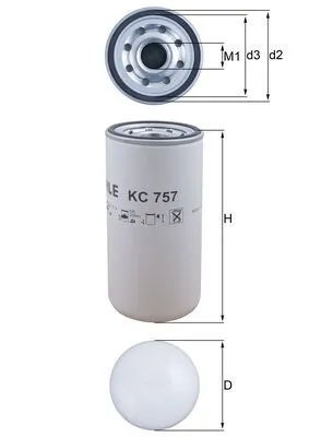 Fuel Filter KC 757