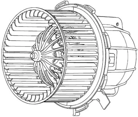 MAHLE AB 114 000P Interior Blower