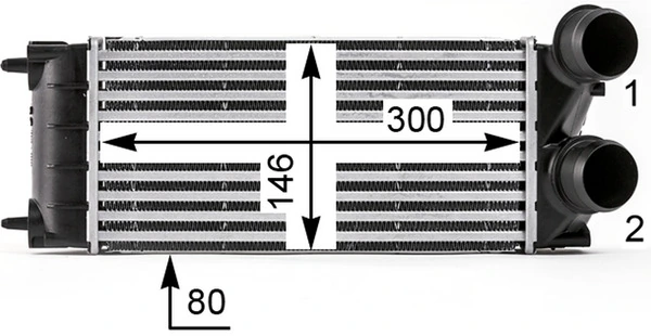 MAHLE CI 528 000P Charge Air Cooler