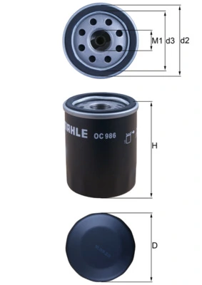 Oil Filter OC 986