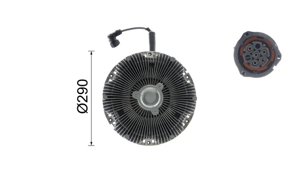 Clutch, radiator fan BEHR *** PREMIUM LINE *** CFC 173 000P