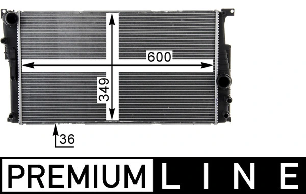 MAHLE CR 1725 000P Radiator, engine cooling