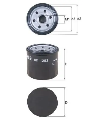 Oil Filter OC 1253