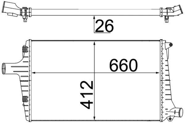 Charge Air Cooler BEHR CI 335 000S