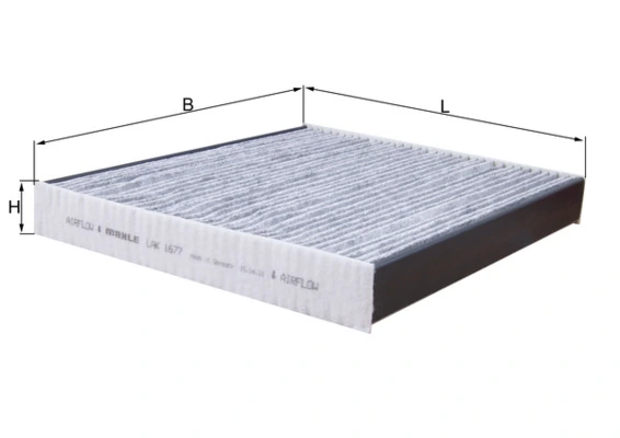 Filter, cabin air LAK 1677