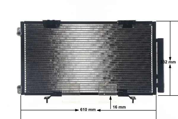 MAHLE AC 261 000S Condenser, air conditioning