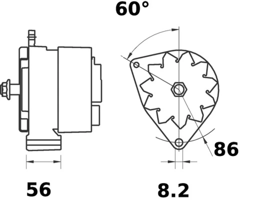 MAHLE MG 314 Alternator