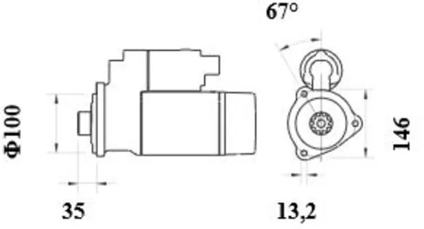 MAHLE MS 999 Starter