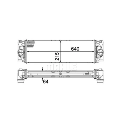 Charge Air Cooler BEHR *** PREMIUM LINE *** CI 368 000P