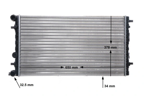 MAHLE CR 477 001S Radiator, engine cooling