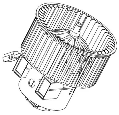 Interior Blower BEHR *** PREMIUM LINE *** AB 116 000P