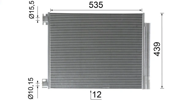 Kondensor, AC BEHR *** PREMIUM LINE *** AC 1016 000P
