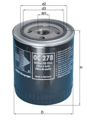Oil Filter OC 278
