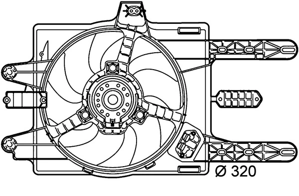 MAHLE CFF 141 000P Fan, engine cooling