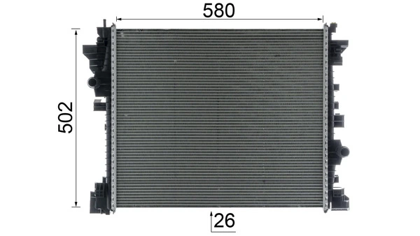 MAHLE CR 2598 000P Radiator, engine cooling