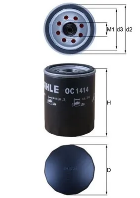 Oil Filter OC 1414