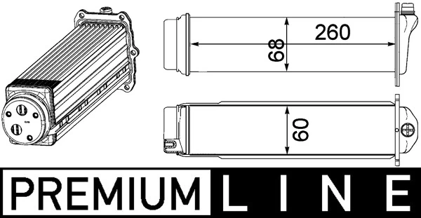 MAHLE CI 481 000P Charge Air Cooler