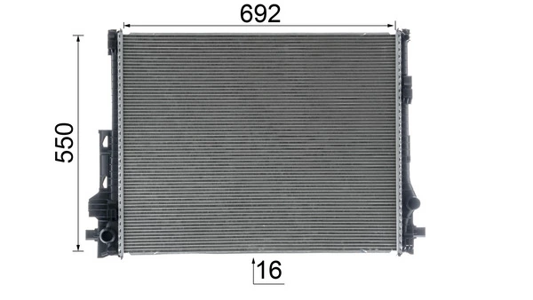 MAHLE CR 2607 000P Radiator, engine cooling