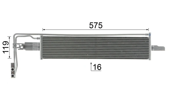 MAHLE CLC 319 000P Oil Cooler, automatic transmission