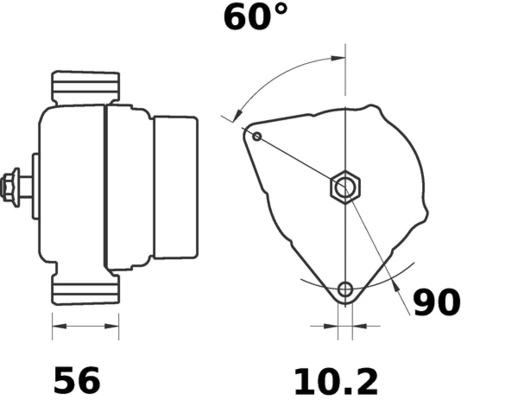 MAHLE MG 28 Alternator