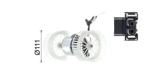 Interior Blower BEHR *** PREMIUM LINE *** AB 152 000P