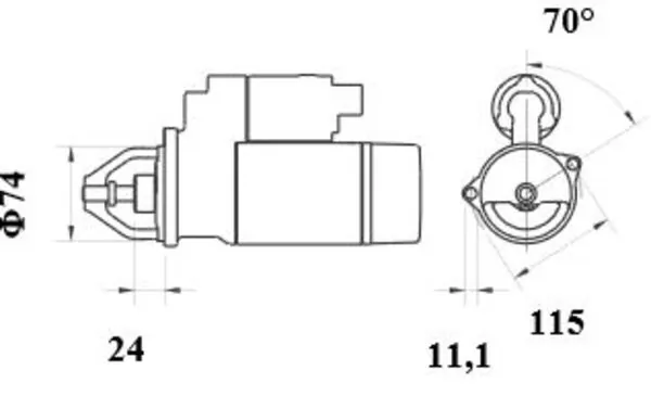 MAHLE MS 241 Starter