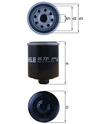 Oil Filter OC 731