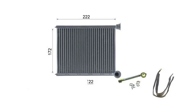 MAHLE AH 330 000S Heat Exchanger, interior heating