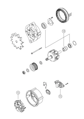 MAHLE MG 586 Alternator