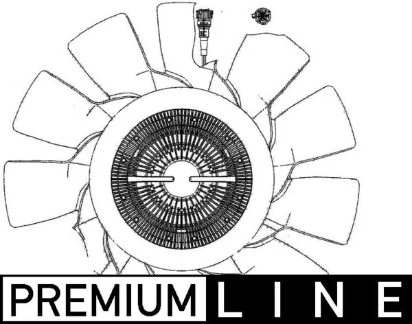Fan, engine cooling BEHR *** PREMIUM LINE *** CFF 495 000P