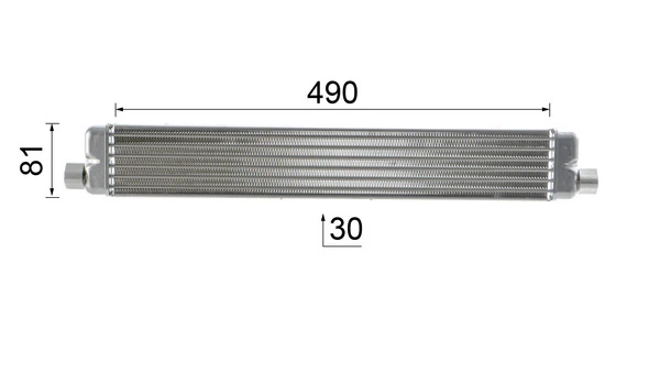MAHLE CLC 238 000P Oil Cooler, engine oil